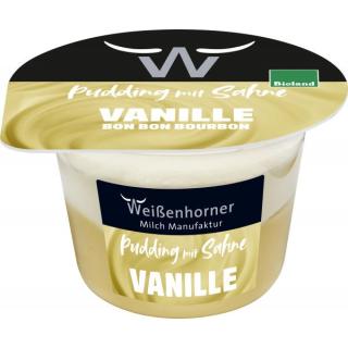 Pudding m. Sahne Vanille