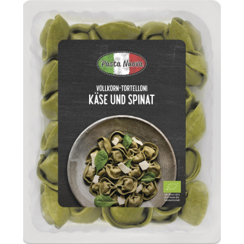 Vollkorn-Tortelloni Spinat/Käs